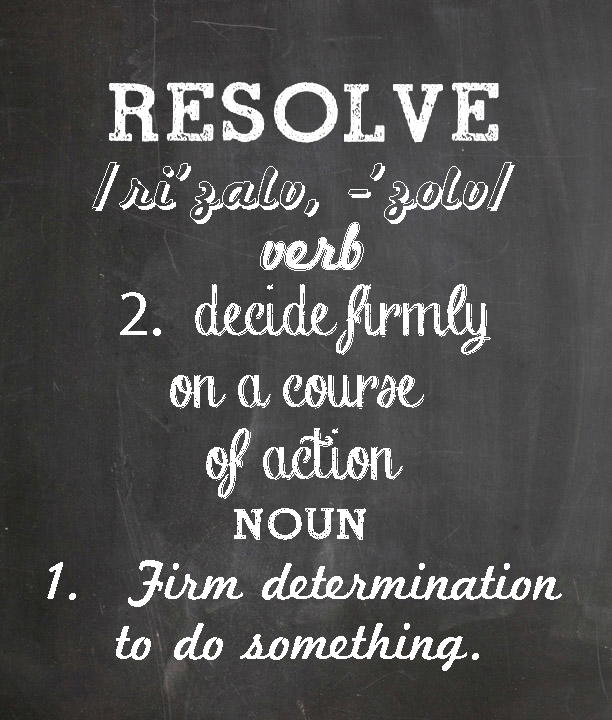 You Need Resolve? Here's Some Resolve