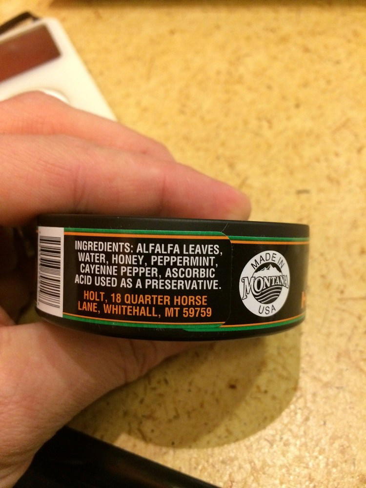 An Update To Holt Tobacco Free Herbal Snuff