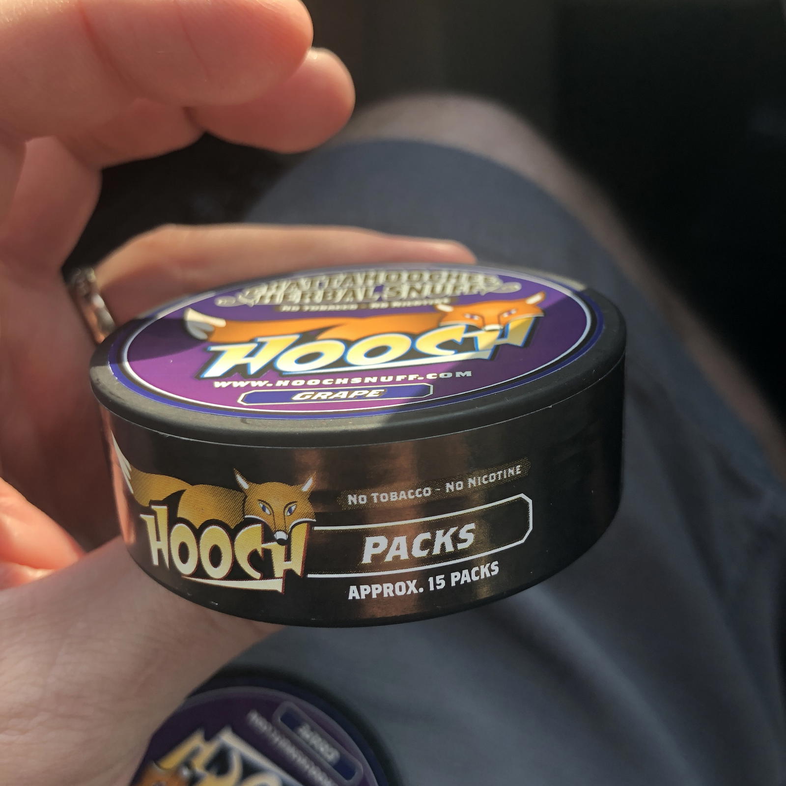 Hooch Snuff Grape Review Packs and Traditional