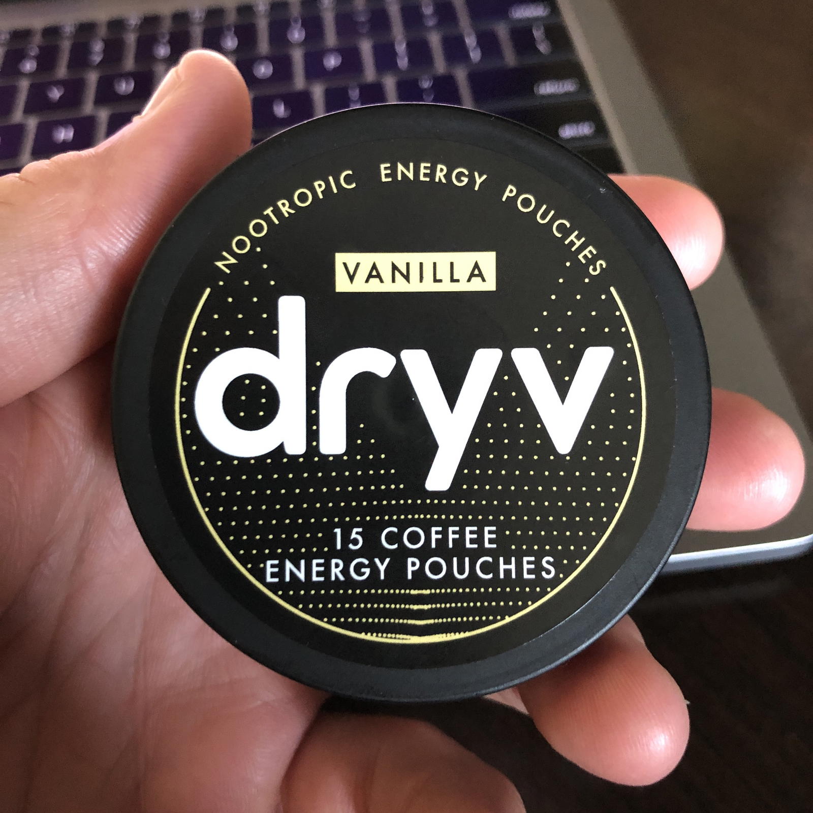 Dryv Energy Pouches Review Vanilla and Mint