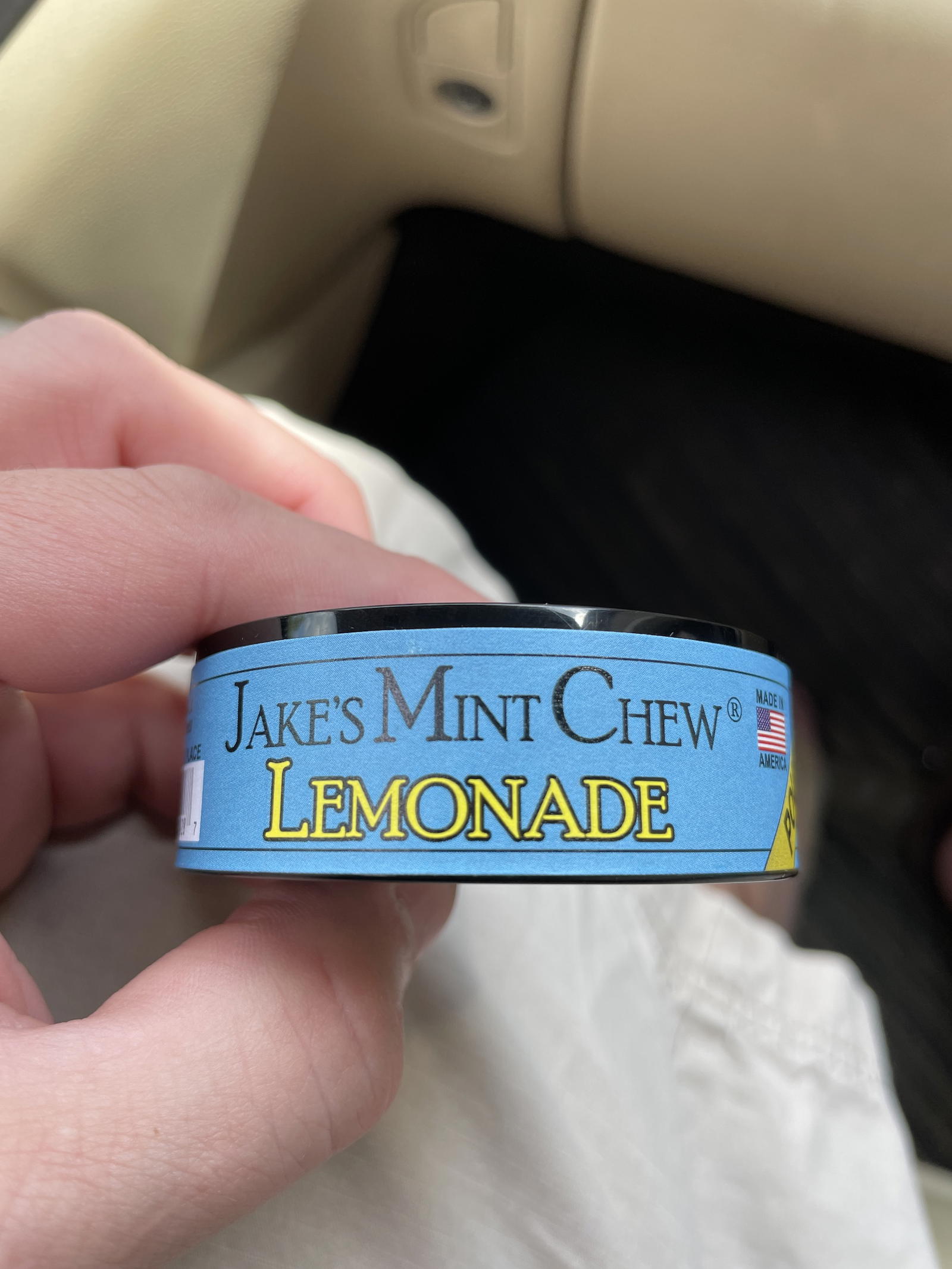Jake's Mint Chew Lemonade Pouches Review